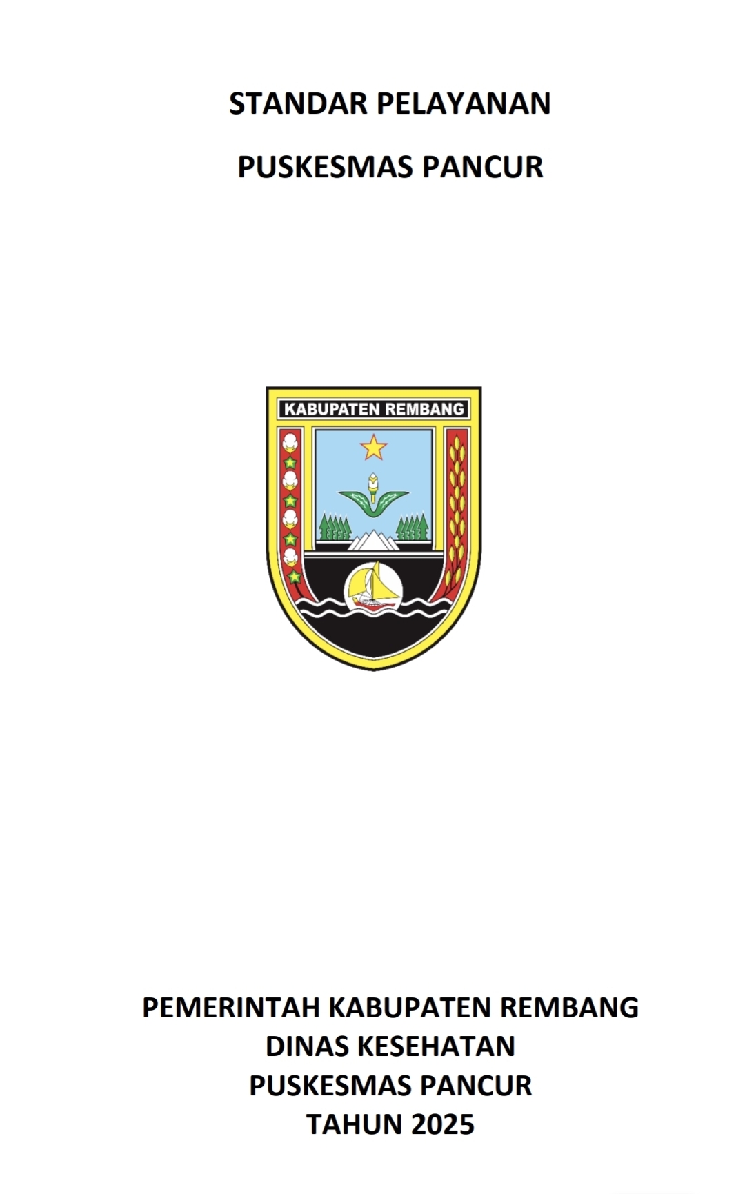Standar Pelayanan Puskesmas Pancur.