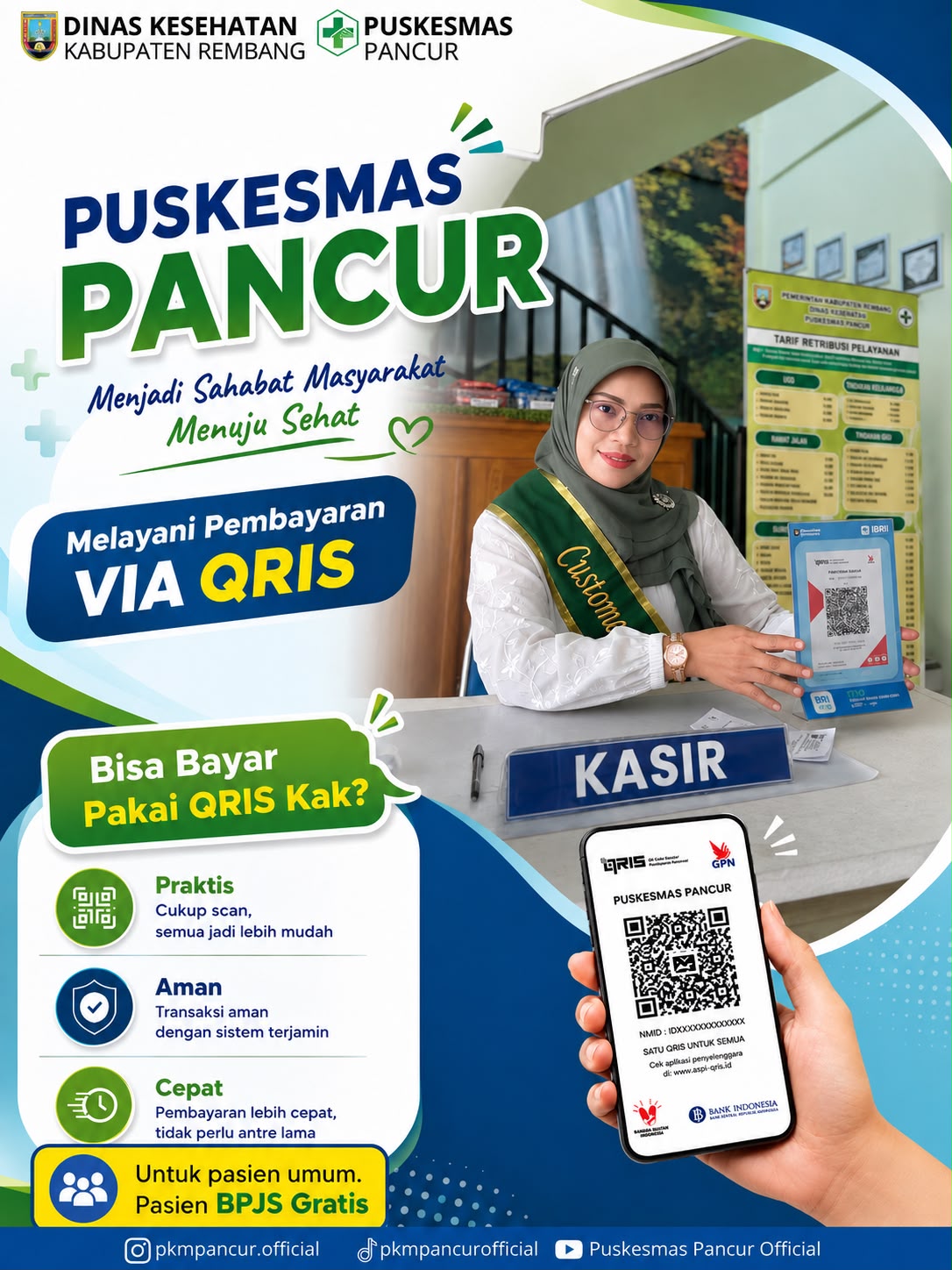 PEMBAYARAN QRIS DI PUSKESMAS PANCUR